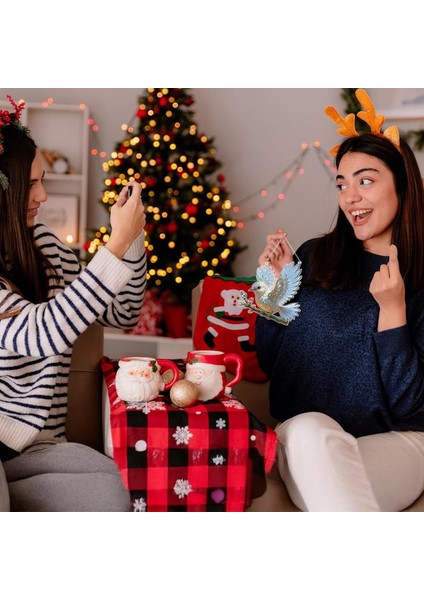 Noel Kırmızı Kuş Güneş Yakalayıcı Akrik Kolye (Yurt Dışından) modelleri