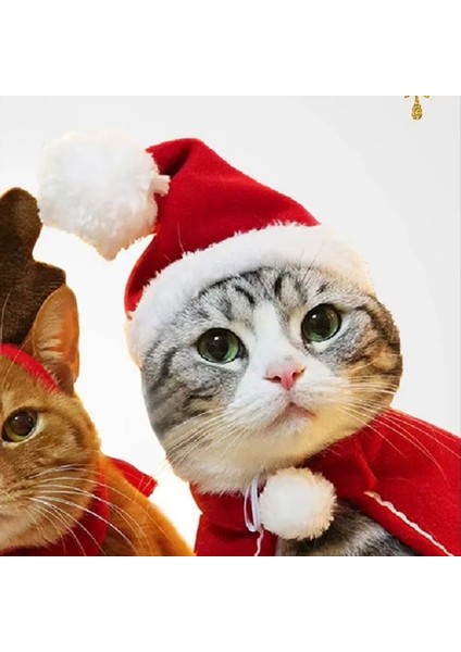 Noel Şapkası Cadılar Bayramı Pet Kostüm Kedi Köpek Yavru Kostümler Eşarp Si Yeni Yıl Santa Kış Cadılar Bayramı Köpek Kedi Tedarik (Yurt Dışından) fiyatları