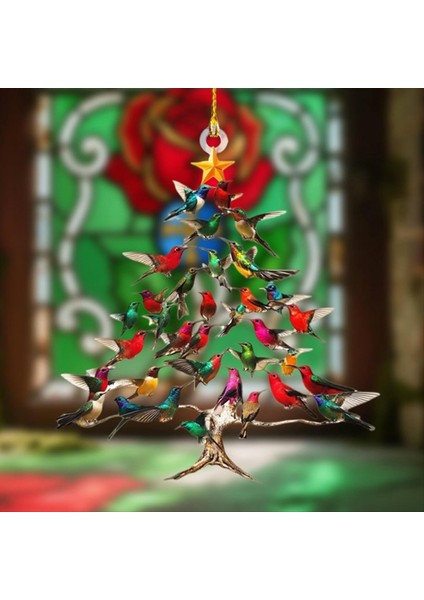 Sinek Kuşu Noel Süsü, Ağaç Için Süsler Asılı Renk Sinek Kuşları, Noel Ağacı Şeknde Kolye (Yurt Dışından) fırsatları
