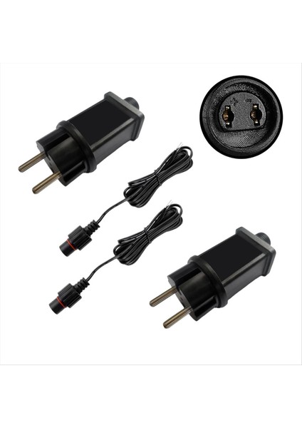 2pcs Yedek Yard Şişirilebir Adaptör 12V 1A, Sınıf 2 9.84FT Uzatma Kablosu Ab Fişi ile Güç Kaynağı (Yurt Dışından)