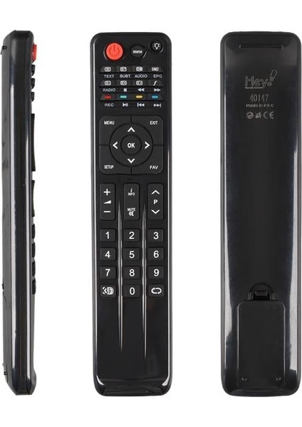 HEY 40147 Sunny Axen RC0256 01 Yazisiz 3D Uyumlu LCD LED TV Kumanda