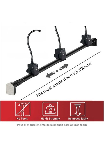 Ön Kapı Için Çelenk Askısı, Ayarlanabir 32 Inç-39 Inç Kapılar, Ağır Hizmet Tipi Noel Cadılar Bayramı Dekorasyon Sahibi (Yurt Dışından) fırsatları