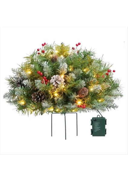 Noel Urn Dolgu Dış Hafta Up Ekici Dolgu Aile Toplantıları Için Tripod Gürül Tatil Dekorasyonu Bahçe B (Yurt Dışından)