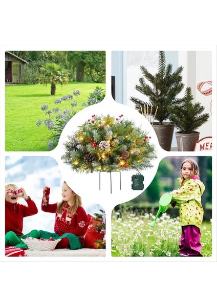 Noel Urn Dolgu Dış Hafta Up Ekici Dolgu Aile Toplantıları Için Tripod Gürül Tatil Dekorasyonu Bahçe B (Yurt Dışından) fırsatları