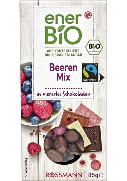 Organik Çikolata Karışık Berry 85 G