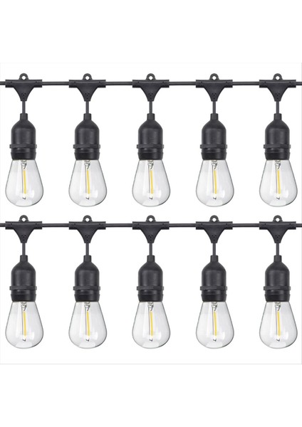 10 Adet Paramparça Geçirmez LED Dize Işıkları Sıcak Beyaz 2700K E27 Base Su Geçirmez Kapalı Dış Mekan Kullanımı (Yurt Dışından) fırsatları