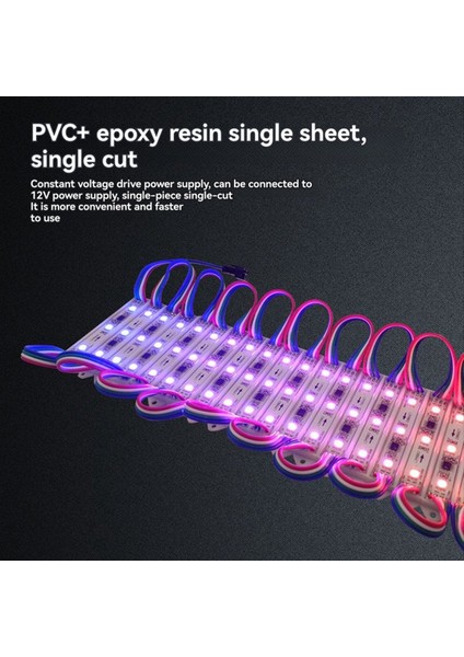 Renk 5050 3 LED Modülleri Rgb Su Geçirmez IP68 DC12V Parlaklık Kanalı Harfleri Için (Yurt Dışından) modelleri