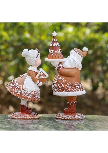 Sevim Sevim Noel Baba Süsler Karikatür Exquisit Reçine Noel Baba Heykelleri Noel Süs Açık Dekor (Yurt Dışından) fiyatları