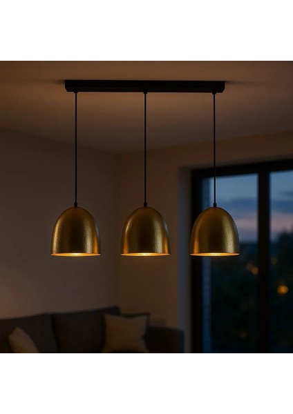 Tarapoto 3'lü Dekoratif Sıralı Avize modelleri