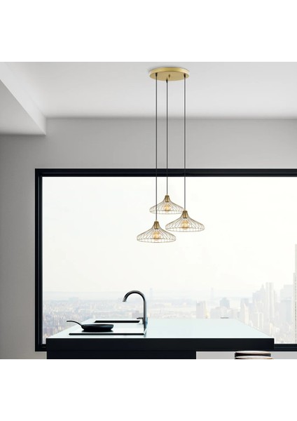 Lofoten 3'lü Dekoratif Avize modelleri