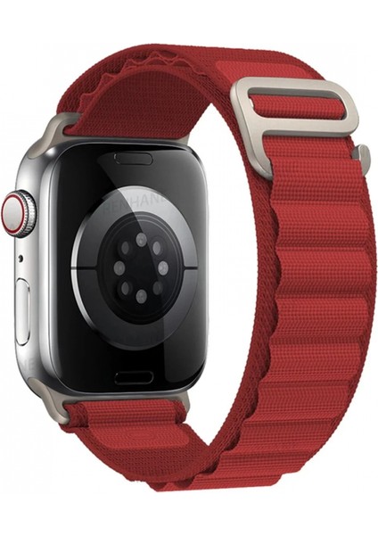 Apple Watch 42MM Mountain Kordon - Kırmızı