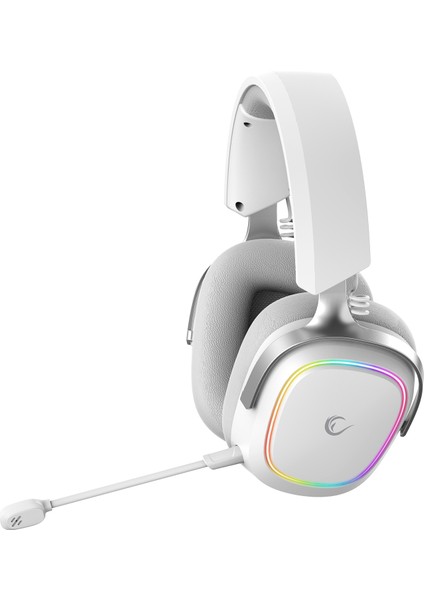 Retsu Beyaz/gri Kablosuz 2.4g+ Bluetooth Kumaş ve Deri Protein Earpad Mikrofonlu Oyuncu Kulaklığı fiyatları