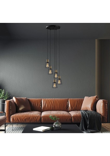 Dedza 5'li Dekoratif Avize fırsatları