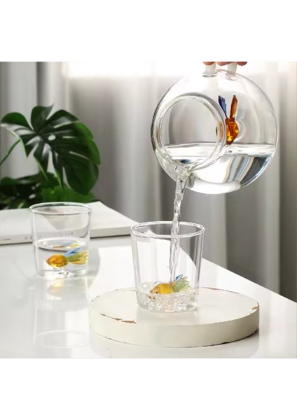 Sevim Pot Karıyla Soğuk Su Isıtıcısı Üç Boyutlu Hayvan Çiftği Ketek Hanehalkı Borosikat Cam Soğuk Su Isıtıcı B-350ML (Yurt Dışından) indirimleri