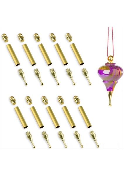 Noel Ağacı Süsleme Proje Kiti - Altın Kaplama, 10 Paket (Yurt Dışından)