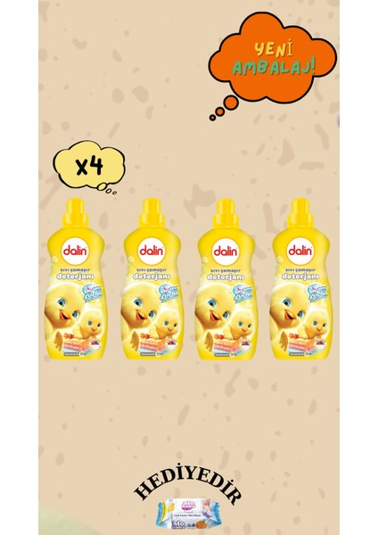 Deterjan 1500 ml 4 Adet (Yeni Ambalaj)