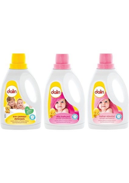 Sıvı Deterjan 1500 ml Çamaşır Yumuşatıcı 3000 ml