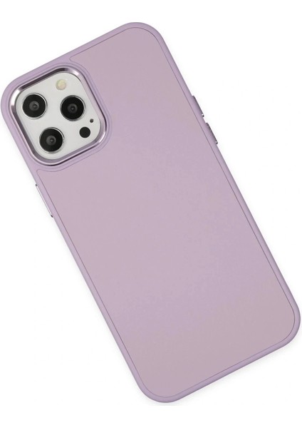 iPhone 12 Pro Max Kılıf Asya Deri Silikon - Lila modelleri