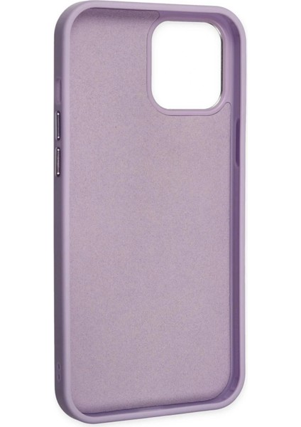 iPhone 12 Pro Max Kılıf Asya Deri Silikon - Lila fırsatları