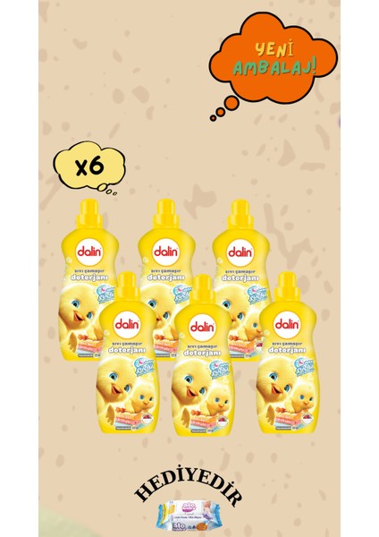 Deterjan 1500 ml 6 Adet (Yeni Ambalaj)