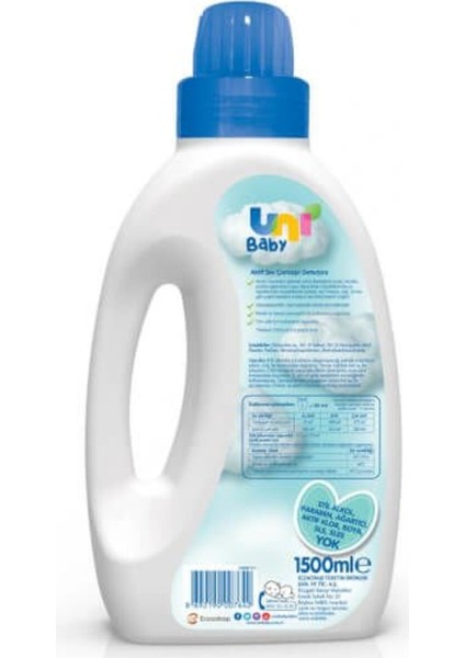 Bebek Çamaşır Deterjanı 3X1500 ml modelleri