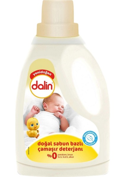 Yenidoğan Sabun Bazlı Çamaşır Deterjanı %0 1500 ml