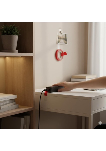 Çift Taraflı Şeffaf Süper Yapışkan Bant (1cm x 5m) indirimleri