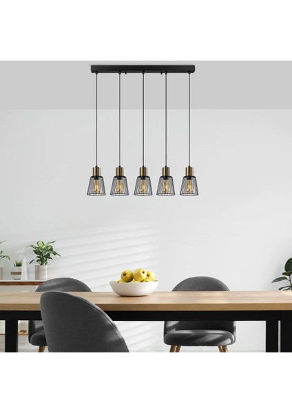 Dedza 5'li Dekoratif Sıralı Avize fırsatları