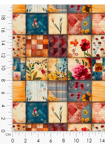 Patchwork Kumaş Seti – Dikiş ve Hobi Için %100 Pamuk Desenli Kumaş Kuponları indirimleri