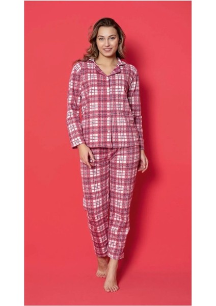 Ercan 2 Iplik Kırmızı Beyaz Kareli Genç Pjm Takım