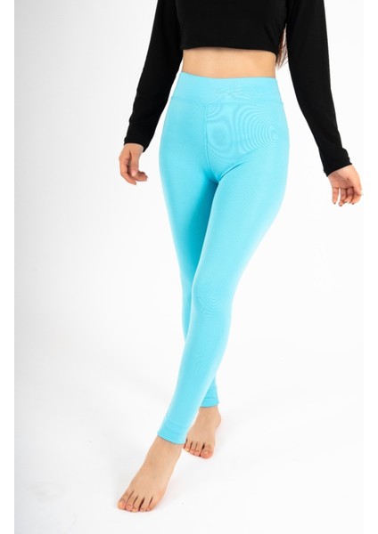 Kadın Dalgıç Kumaş Yüksek Bel Toparlayıcı Tayt Pantolon modelleri