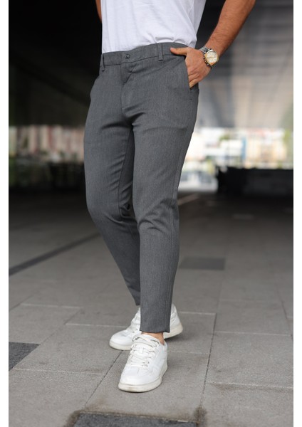 Erkek Slim Fit Likralı Gabardin Pantolon fırsatları