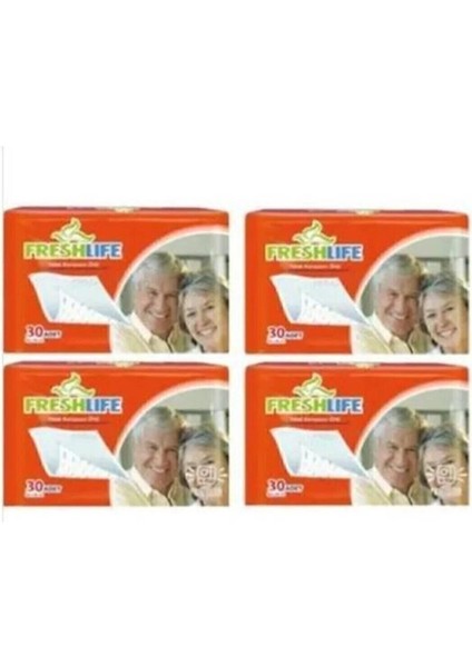 Yatak Koruyucu Örtü Hasta Alt Pedi Freshlıfe 60CM x 90CM Ebat 30 Lu x 4 Paket