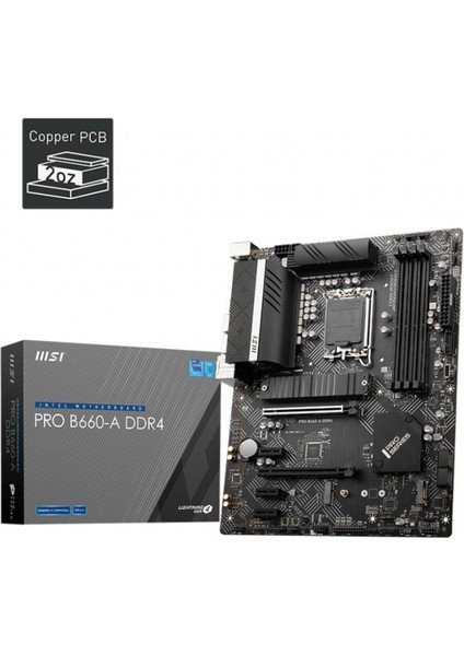 Msı Pro B660-A D4 Intel LGA1700 Ddr4 Atx Anakart - Outlet Fırsatı