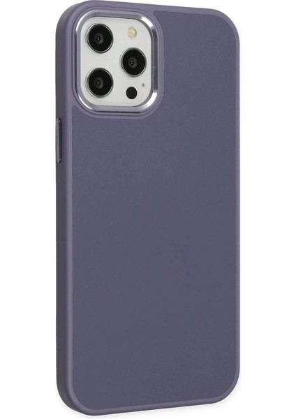 iPhone 12 Pro Max Kılıf Asya Deri Silikon - Mor fiyatları