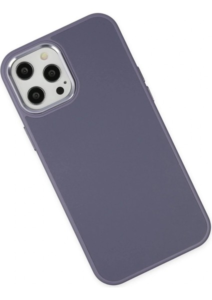 iPhone 12 Pro Max Kılıf Asya Deri Silikon - Mor modelleri