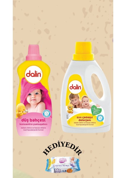 Çamaşır Deterjanı 1500 ml Düş Bahçesi Konsantre Yumuşatıcı 1200 ml