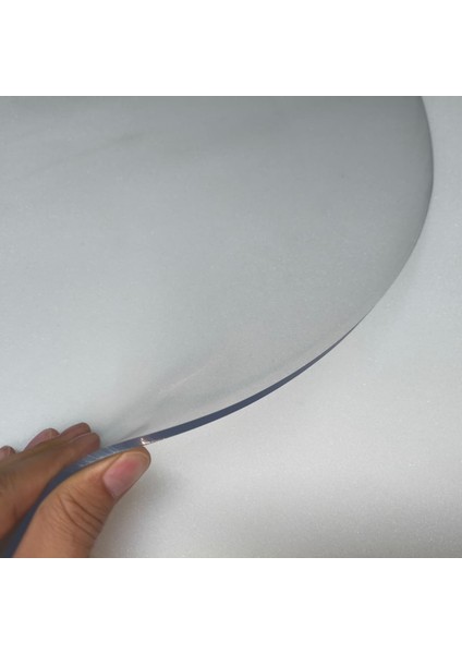 Yuvarlak 3,5mm Şeffaf Kalın Pvc Masa Örtüsü Kaymaz Koruyucu fiyatları