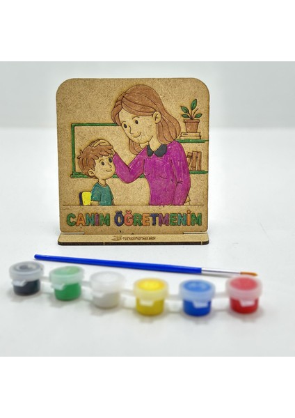 24 Kasım Öğretmenler Günü Için 10'lu Boyanabilir Ahşap Maket Hediye Seti - Öğrenci Etkinlik ve Kendin Yap (Dıy) Paketi 24 Kasım Öğretmenler Günü Için En Anlamlı Hediye: Emeğinizi Katın! indirimleri