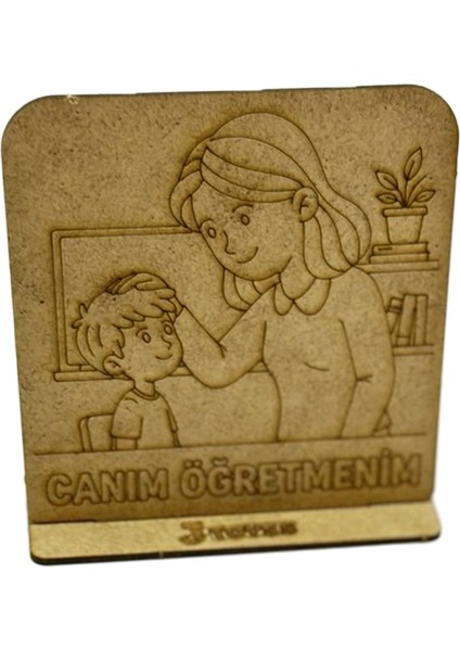 24 Kasım Öğretmenler Günü Için 10'lu Boyanabilir Ahşap Maket Hediye Seti - Öğrenci Etkinlik ve Kendin Yap (Dıy) Paketi 24 Kasım Öğretmenler Günü Için En Anlamlı Hediye: Emeğinizi Katın!