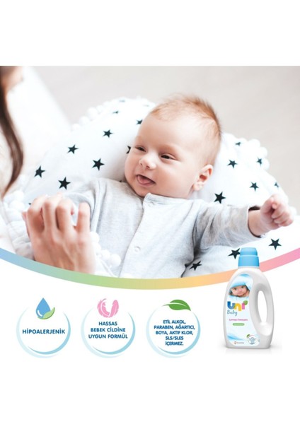 Sıvı Çamaşır Deterjanı Hipoalerjenik 9 x 1500 ml