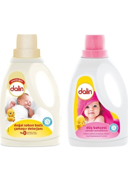 Doğal Sabun Bazlı Deterjan + Yumuşatıcı Düş Bahçesi 1500 ml