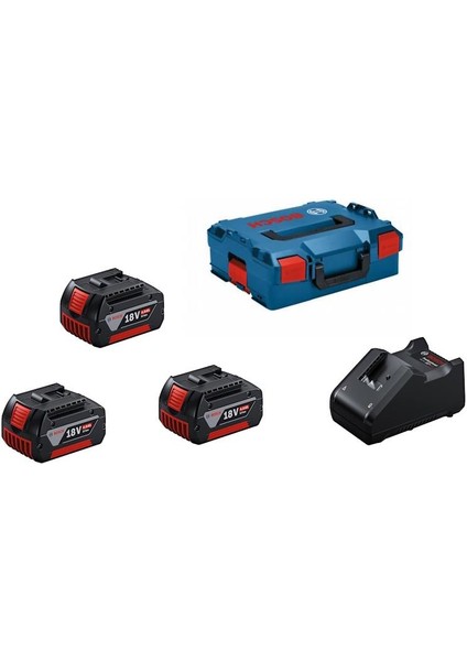 Gba 18V 3X4AH + Gal 18V-40 + L-Box
