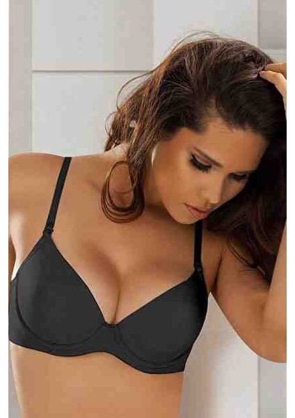 Kadın Siyah Desire Destekli Dolgulu Push Up Basic Mikro Sütyen 7080 fiyatları