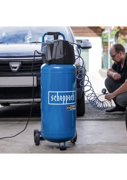 HC51V Dikey Kompresör 1500 W 10 Bar 50 Lt - 5906125901 fiyatları