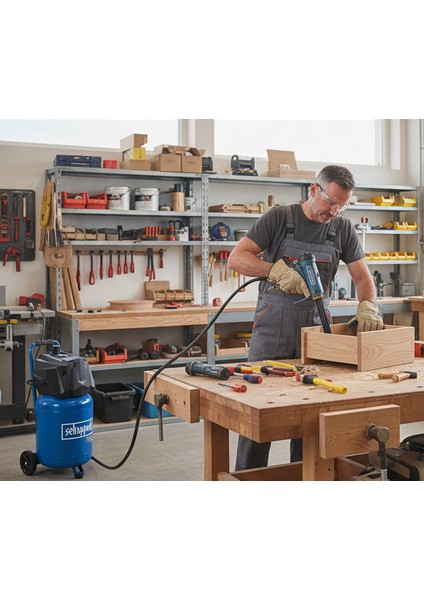 HC35V 1500 W Yağsız Kompresör 1500 W 10 Bar 30 Lt - 5906169901 indirimleri