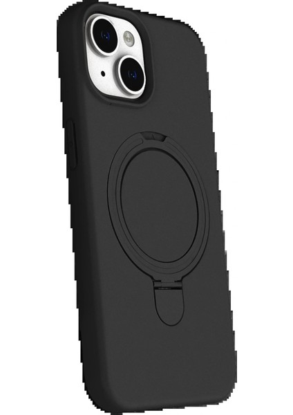 Apple iPhone 15 Plus Regal Magsafe Standlı Kapak - Siyah fiyatları