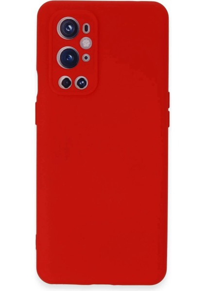 One Plus 9 Pro Kılıf Nano Içi Kadife Silikon - Kırmızı