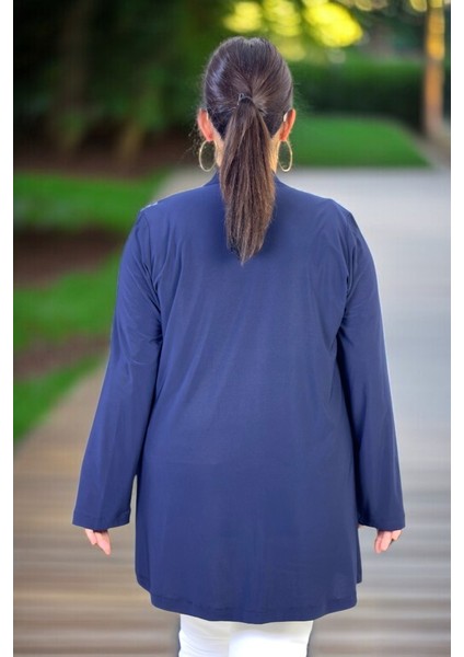 Ön Kısmı Şeffaf Tül Üzerine Pul Payet Işleme Buzzy Kumaş Şal Yaka Ceket Kısa Kol Tşört Ikili Takım fiyatları