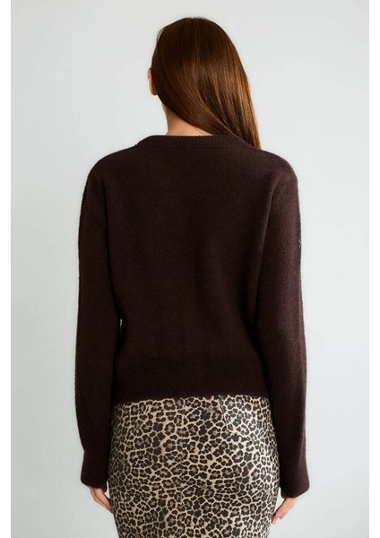 Ofis Şıklığı Düğmeli Uzun Kollu Triko Ceket fiyatları